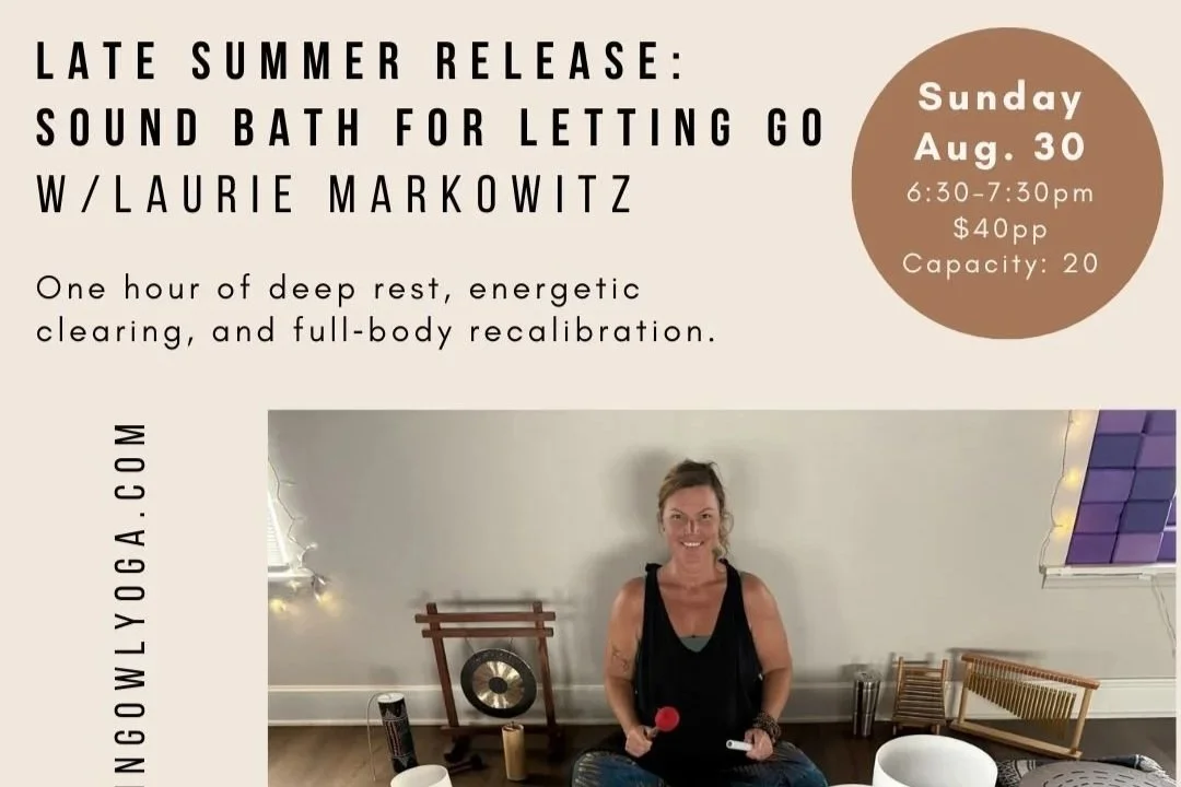 Late Summer Sound Bath- 8/30
