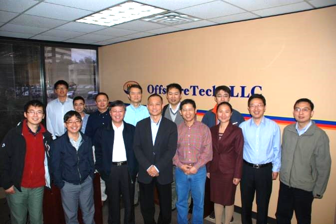Visit from CNOOC RC's Drilling Semi Conceptual Design Team