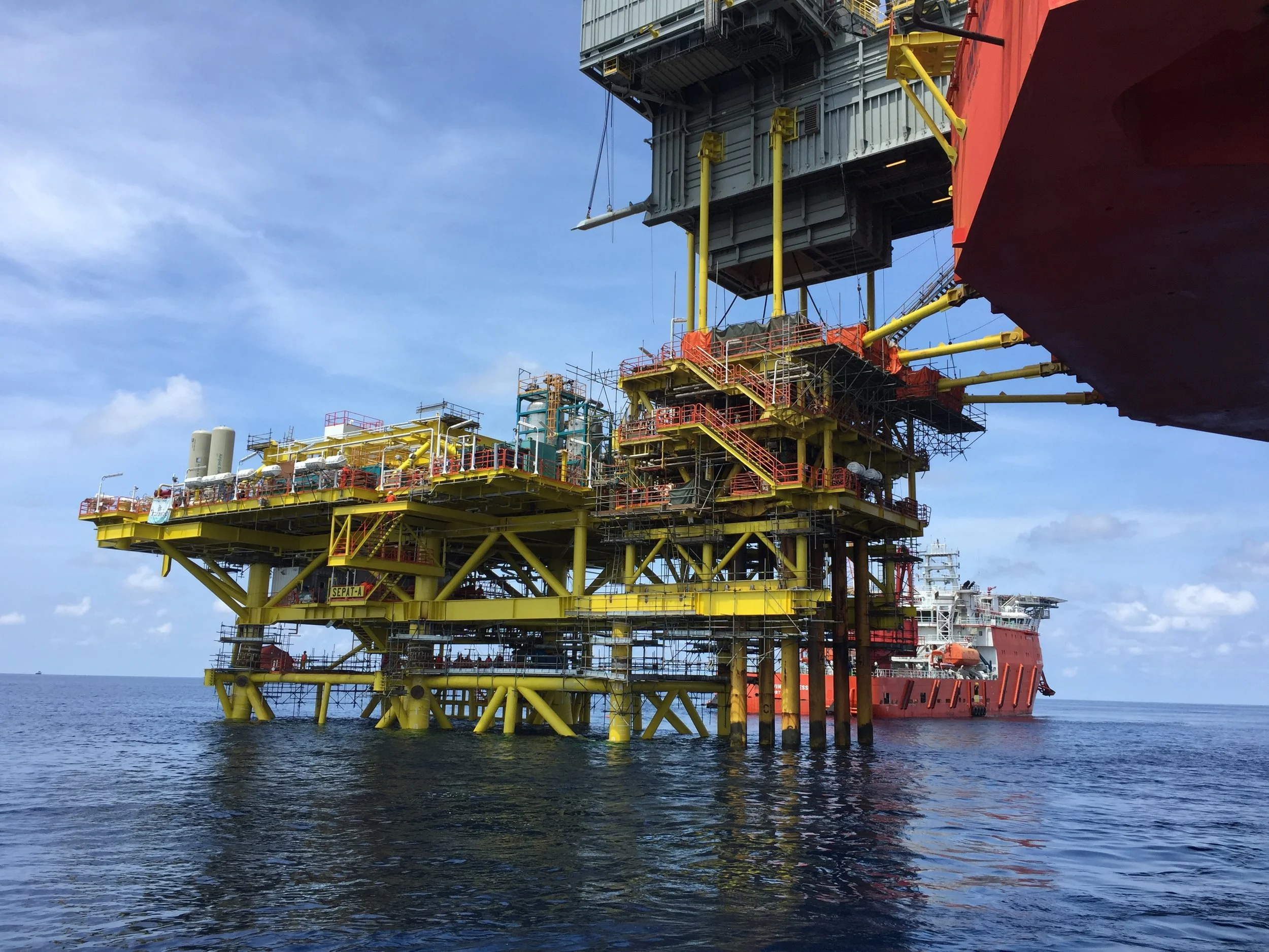 OHJV Completed Sepat A Platform Installation