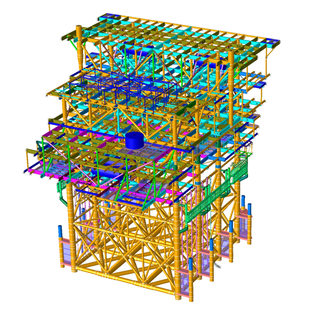 Dorra 2B, Central Gathering Platform (CGP) Reconfiguration Design