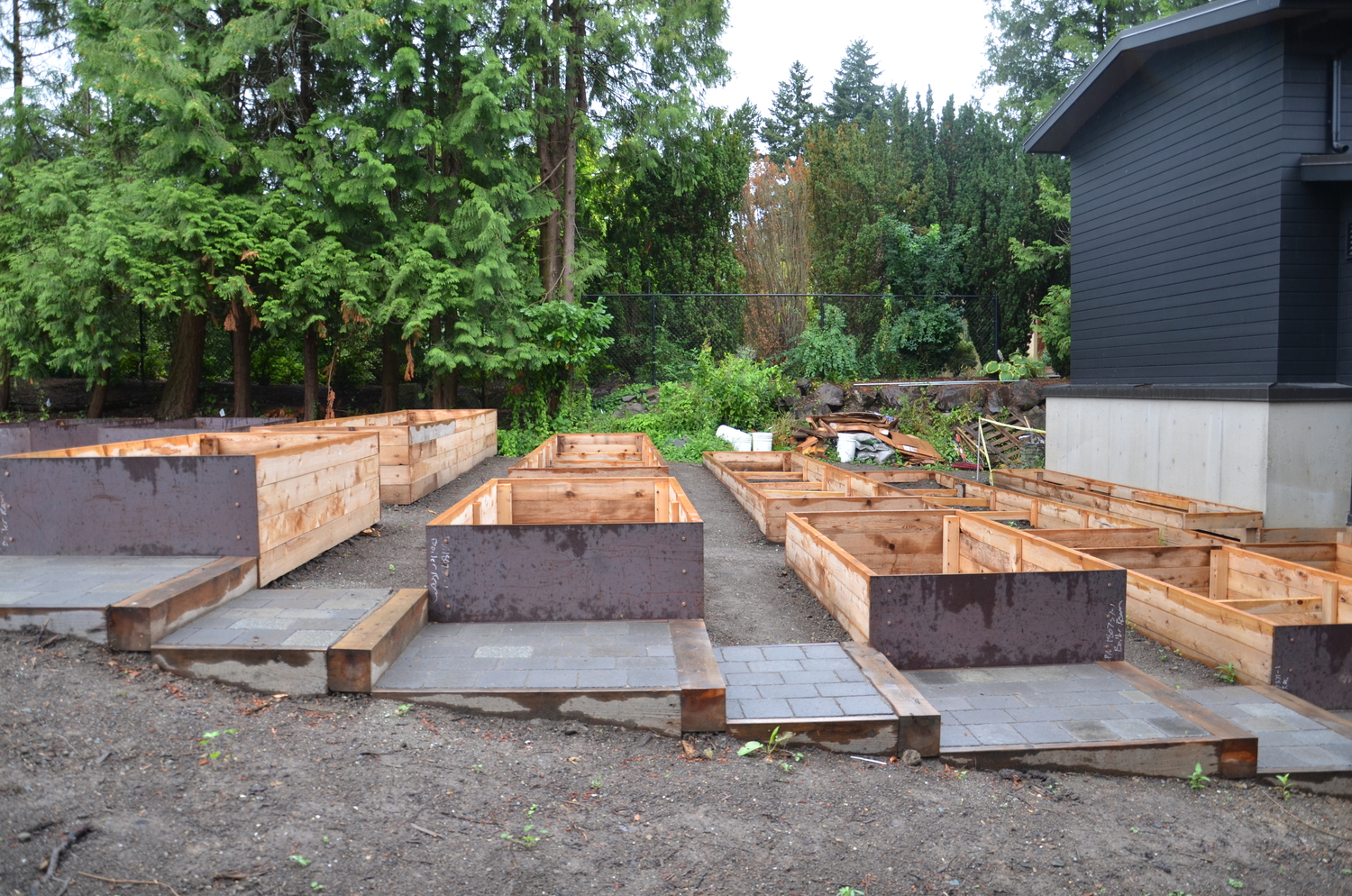 Steel and Cedar Raised Beds_ Seattle Urban Farm Company_Terraced.jpeg