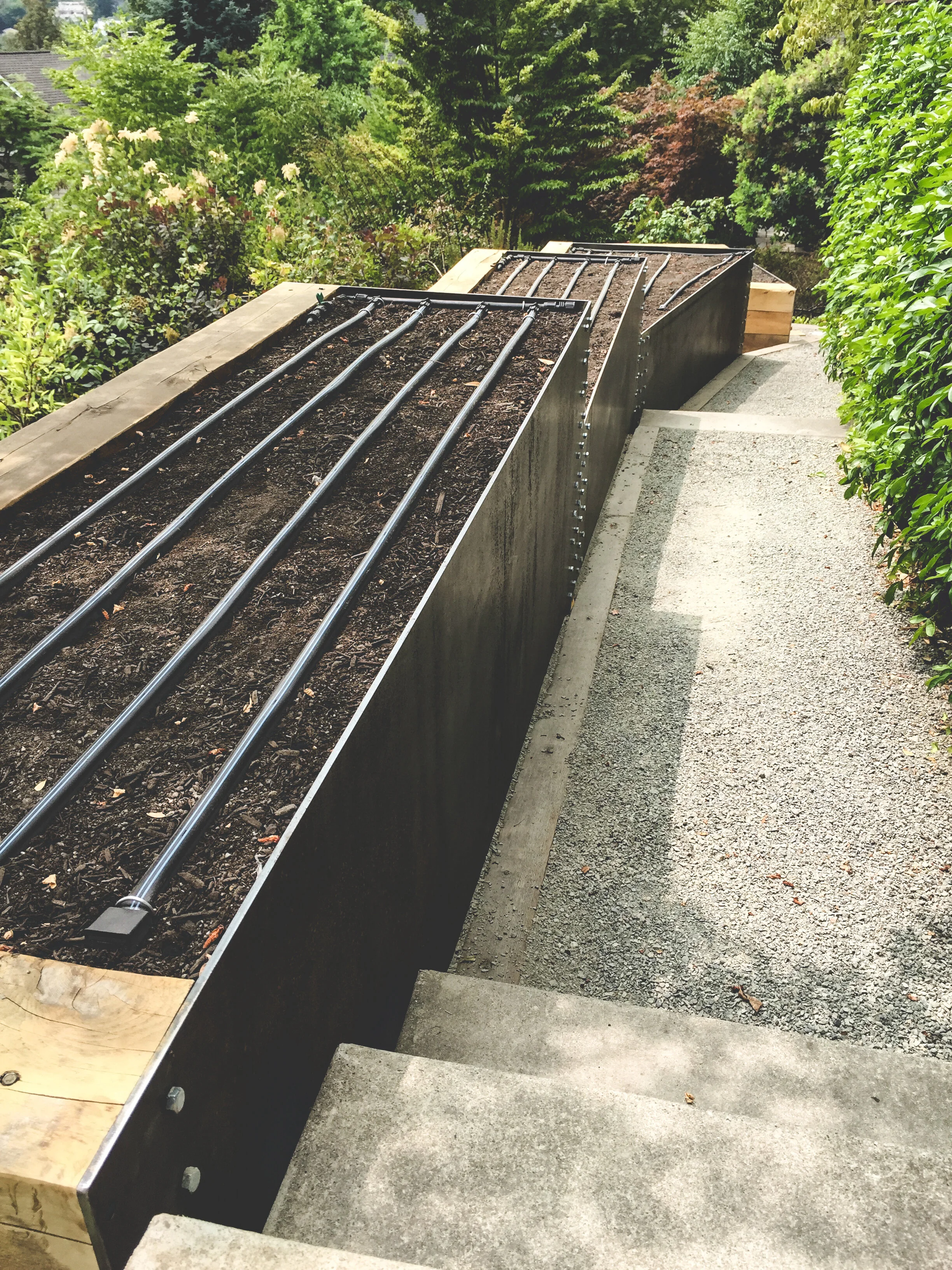 4 x8 raised bed garden kits on Drip Irrigation Q A Seattle Urban Farm Company