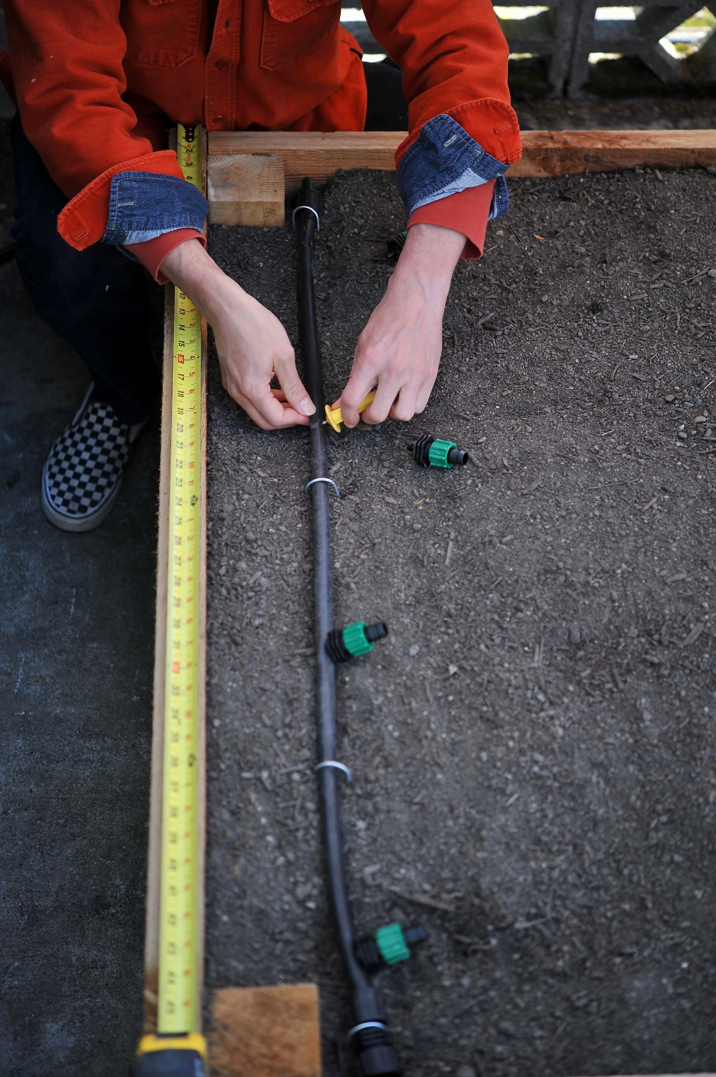 Building a raised bed vegetable garden video: Drip Irrigation Parts List