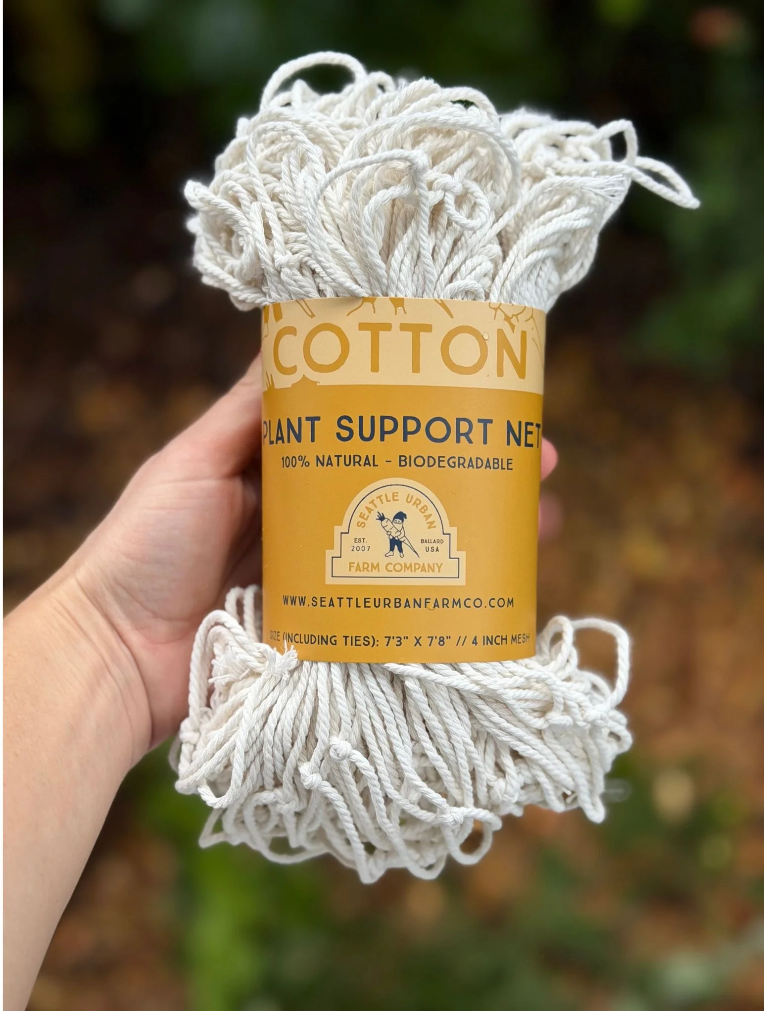cotton garden support net