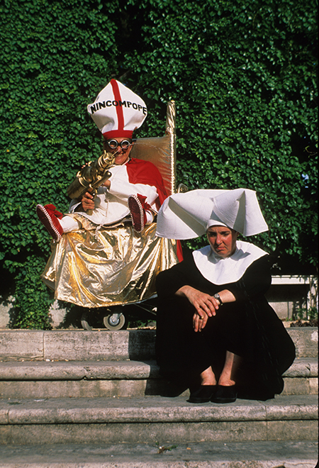 The Nincompope , from performance and film, Roamin' Holiday: A View from A Broad , 1999