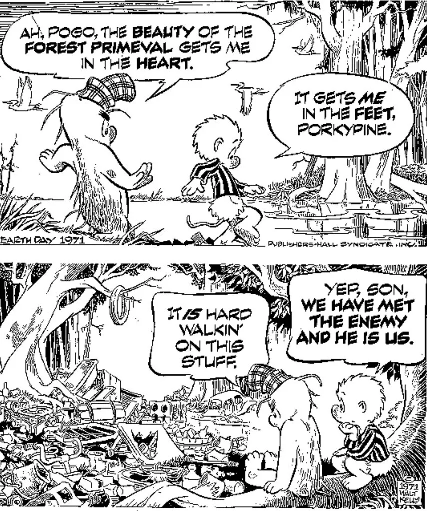 Walt Kelly, Pogo, Earth Day 1971
