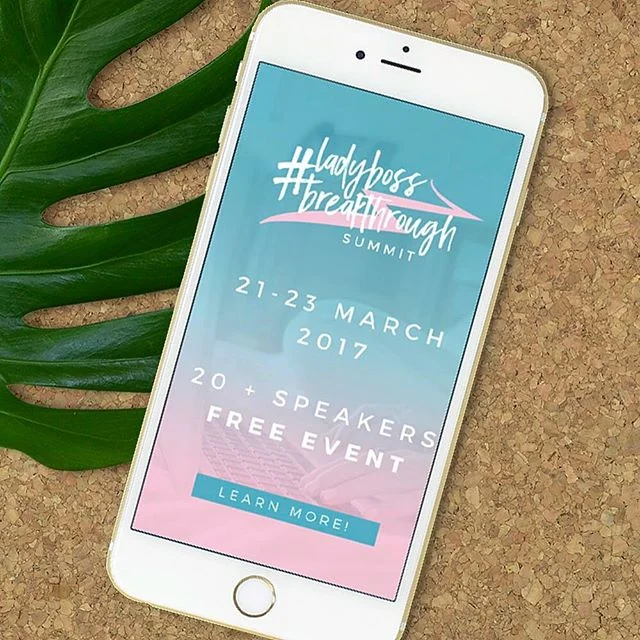 I am sooo excited for this and want to be sure you know about it too! It's going to be a massive three days of online presentations and interviews about business, branding, photography, blogging and productivity! Accelerate that #ladyboss status 🙌🏻