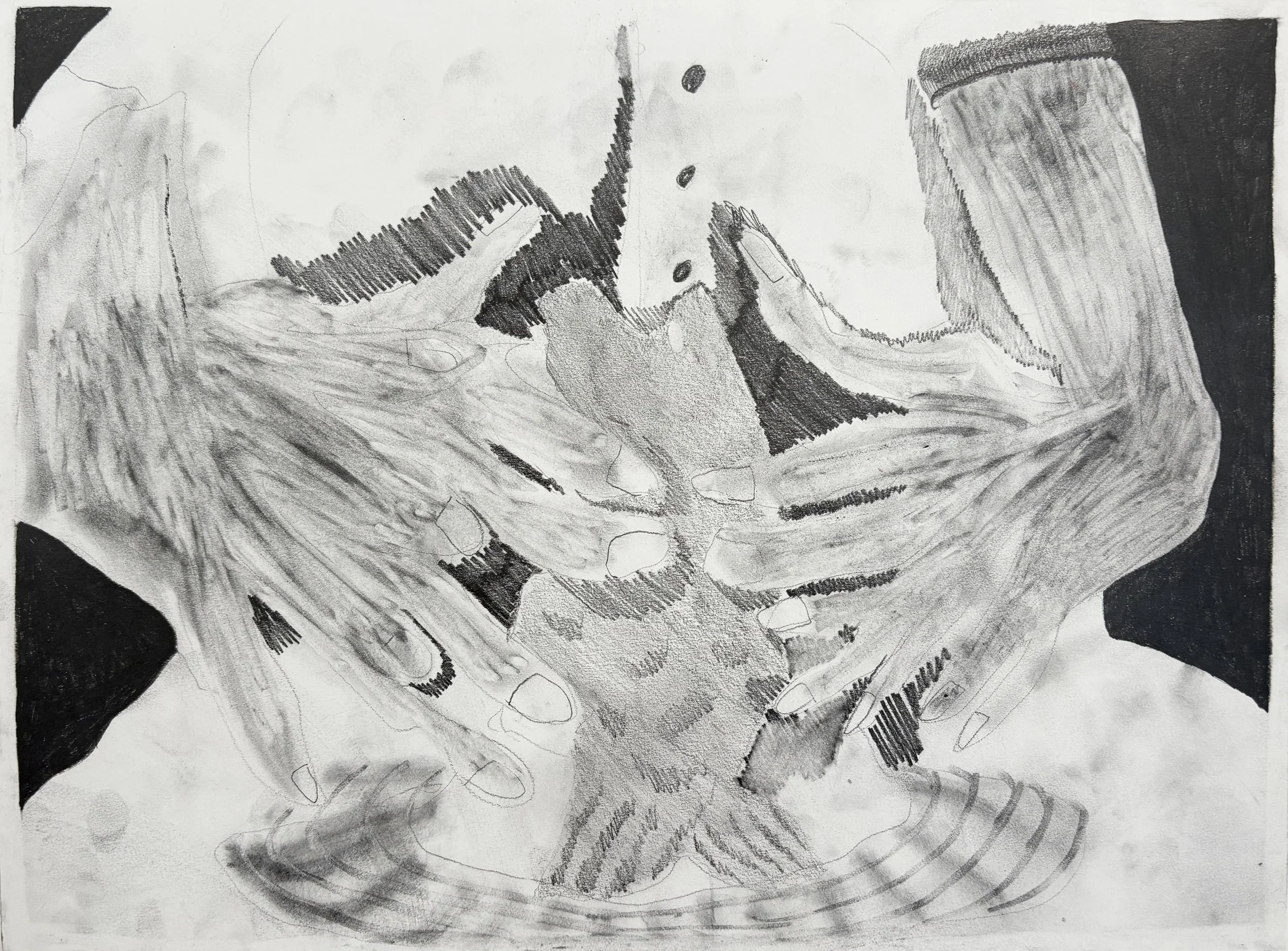 Ghost Clay Pushing and Pulling (Pregnancy Drawing vi)