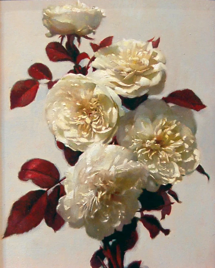 White Roses (Red Project No. 1) by Graydon Parrish