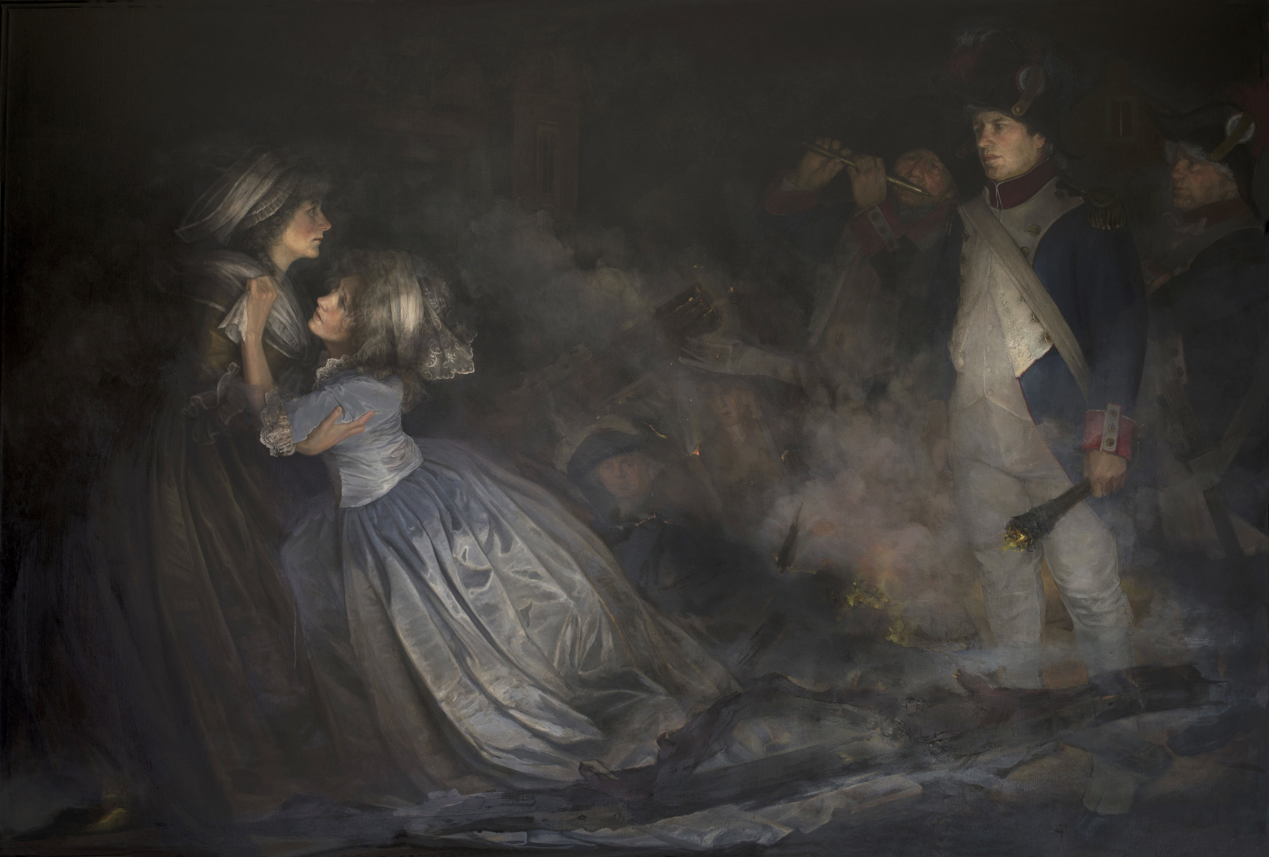 The Burning of Adelaide Labille Guiard's Masterpiece by Gabriela Dellosso