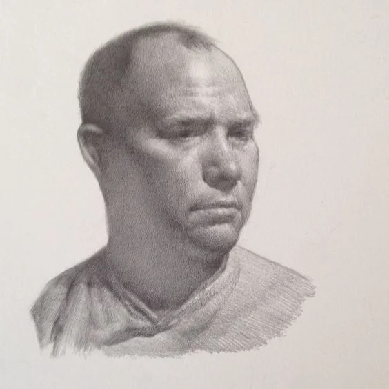 "Head Study of Greg" by Kevin Wueste