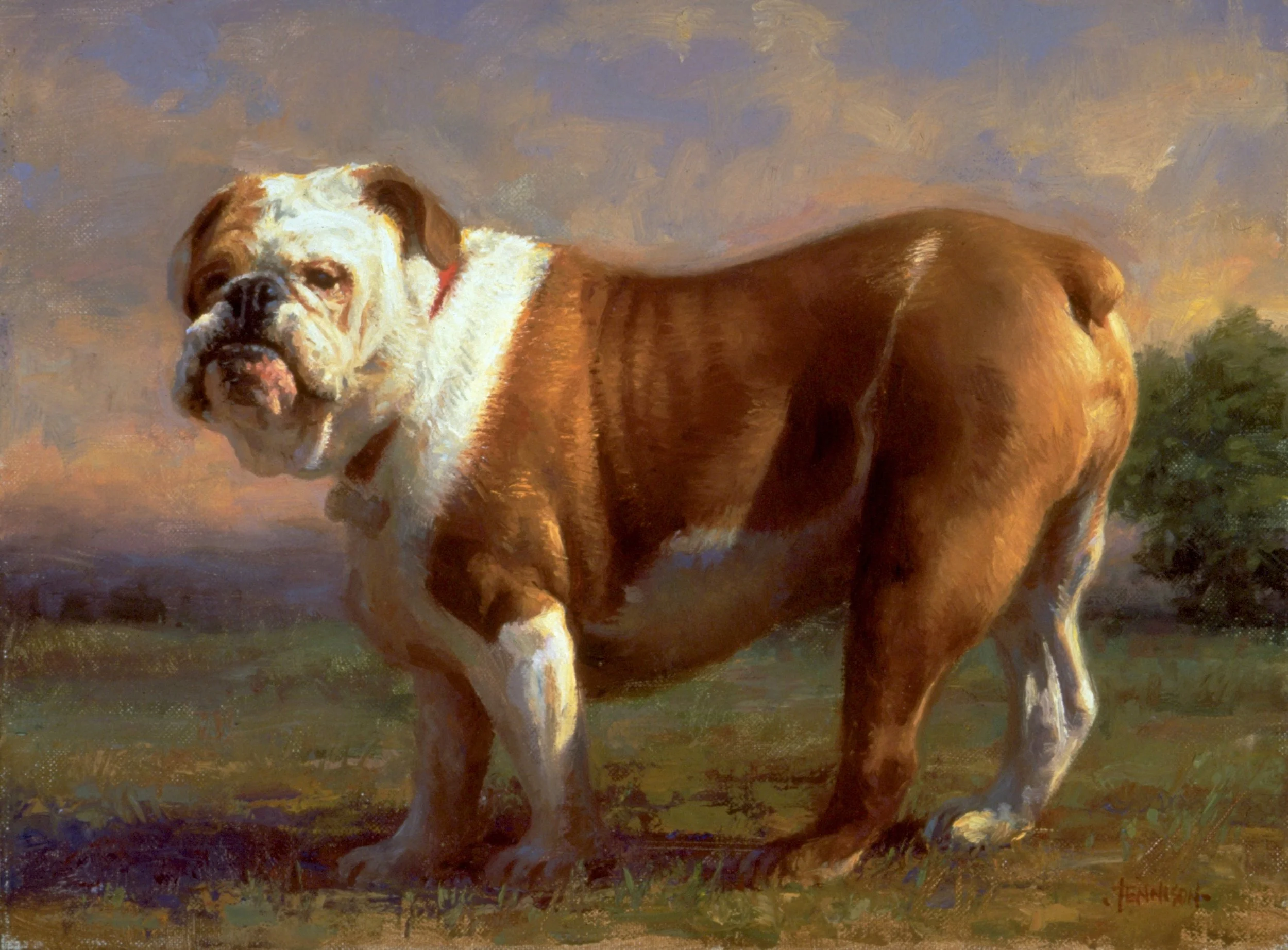 Lucius, 9 x 12, by James Tennison