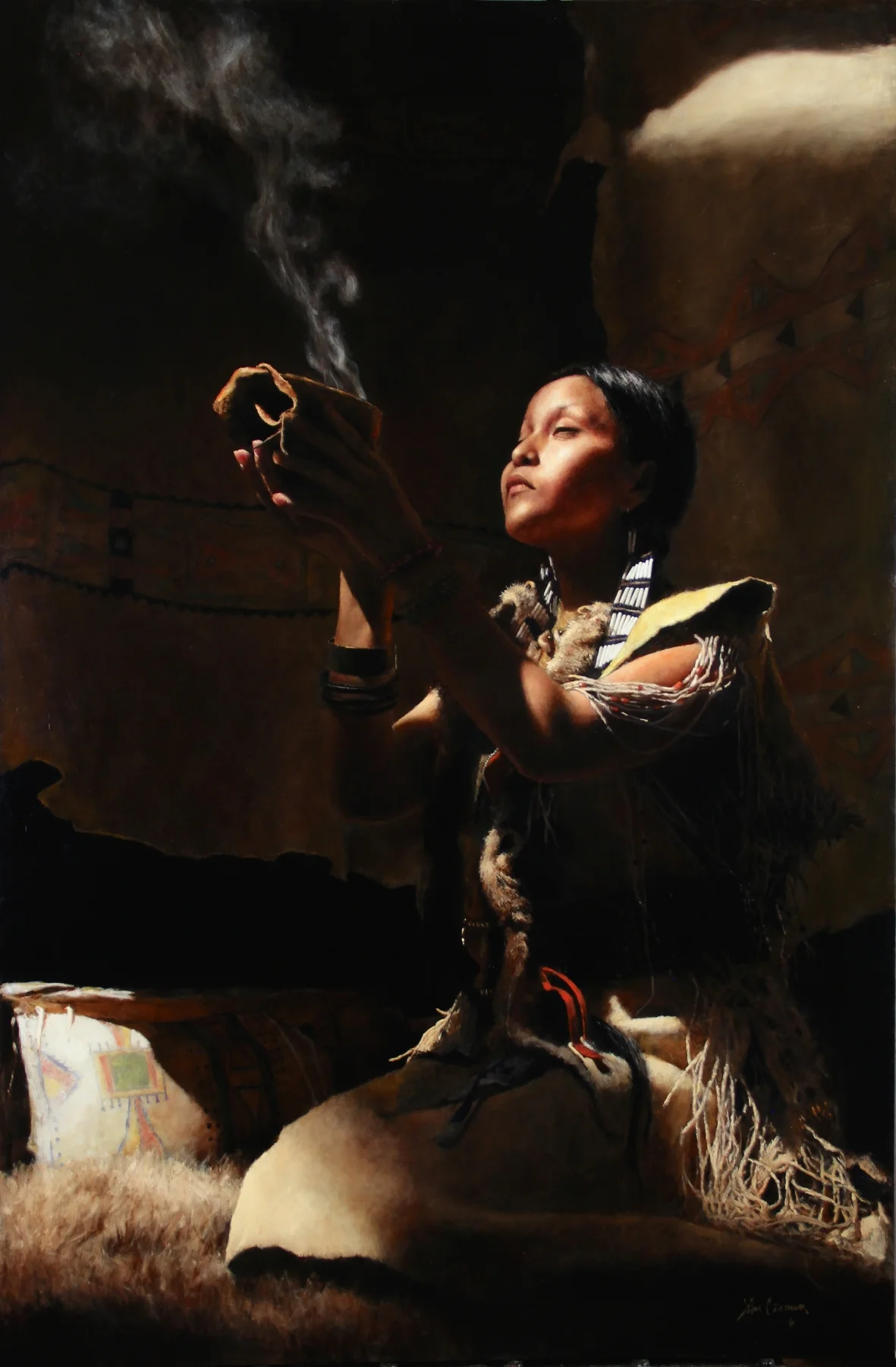 Morning Prayer by John Coleman, Oil