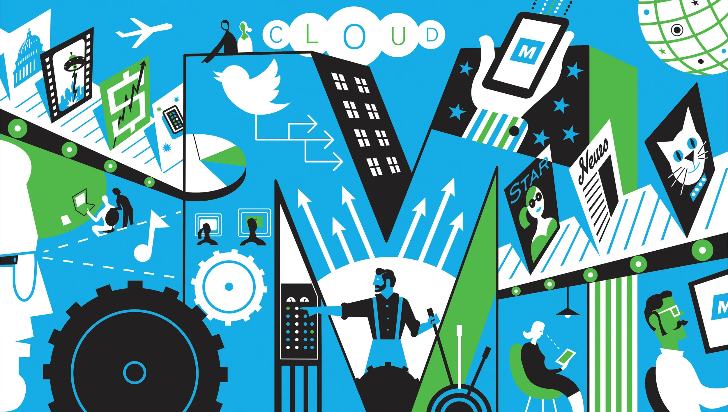 Image describing Mashable.com's agenda. Thanks to Creative Director Chris Phillips.
