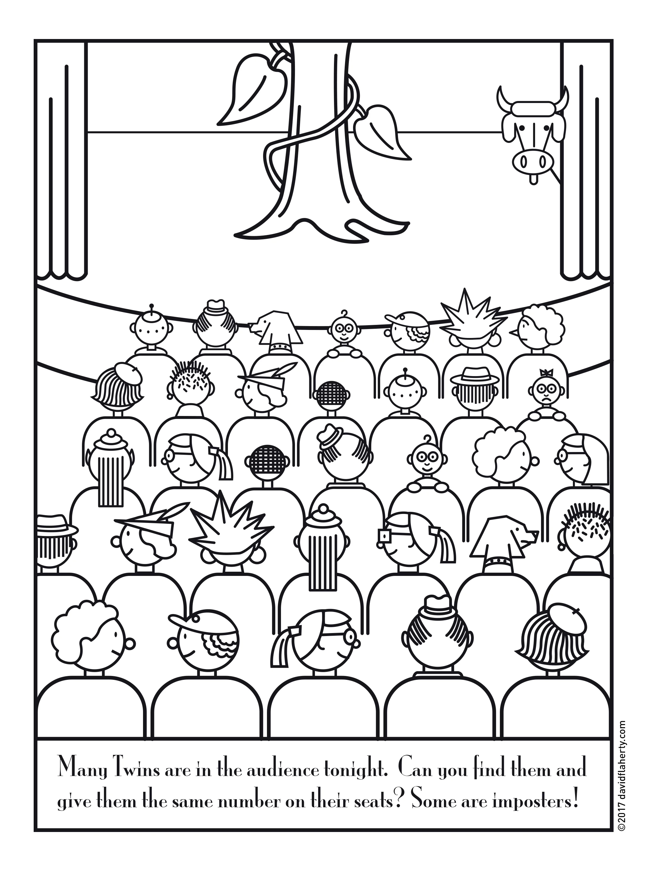 Activity book image for Jack and The Beanstalk play.
