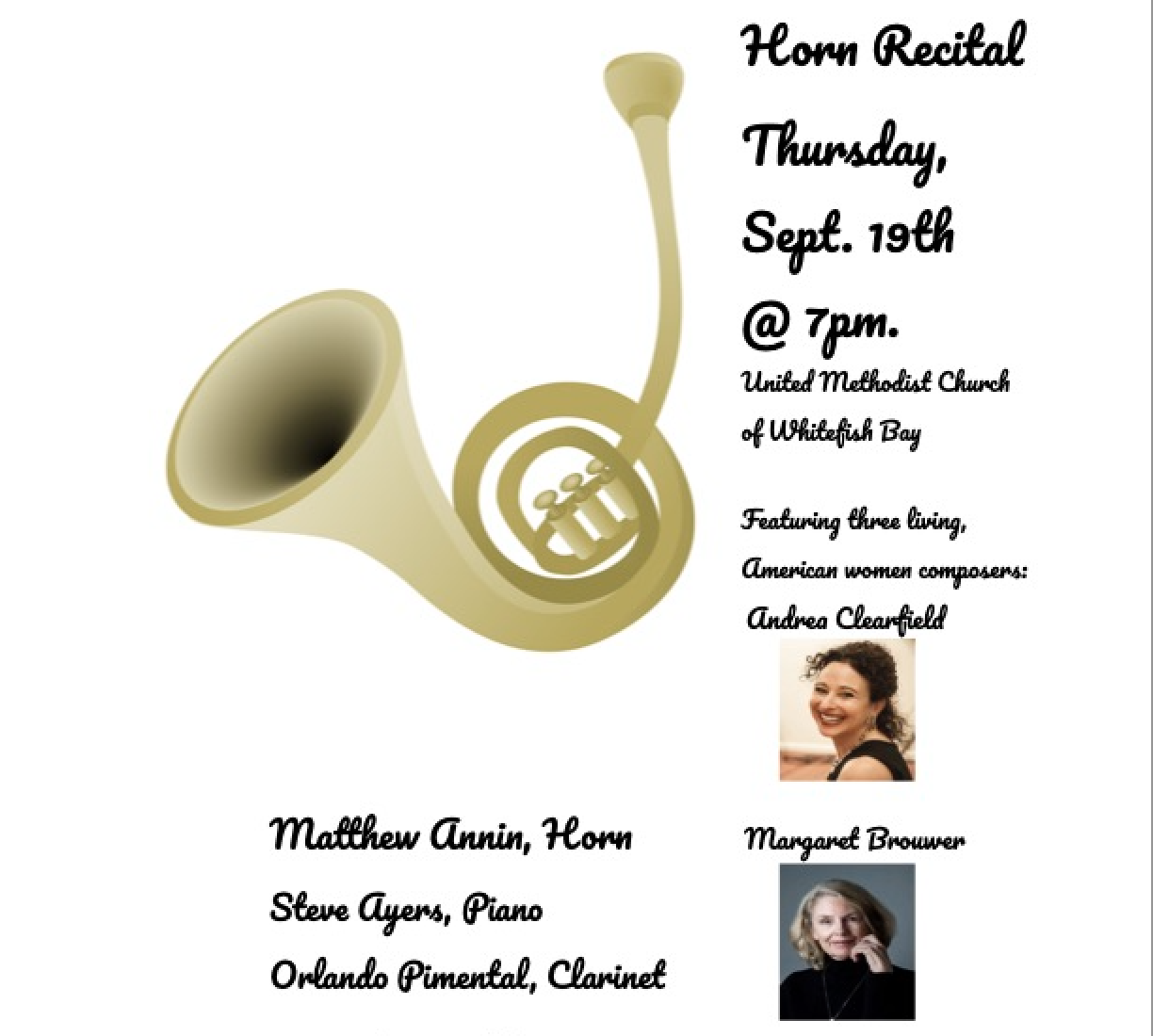 Horn Sonata recital
