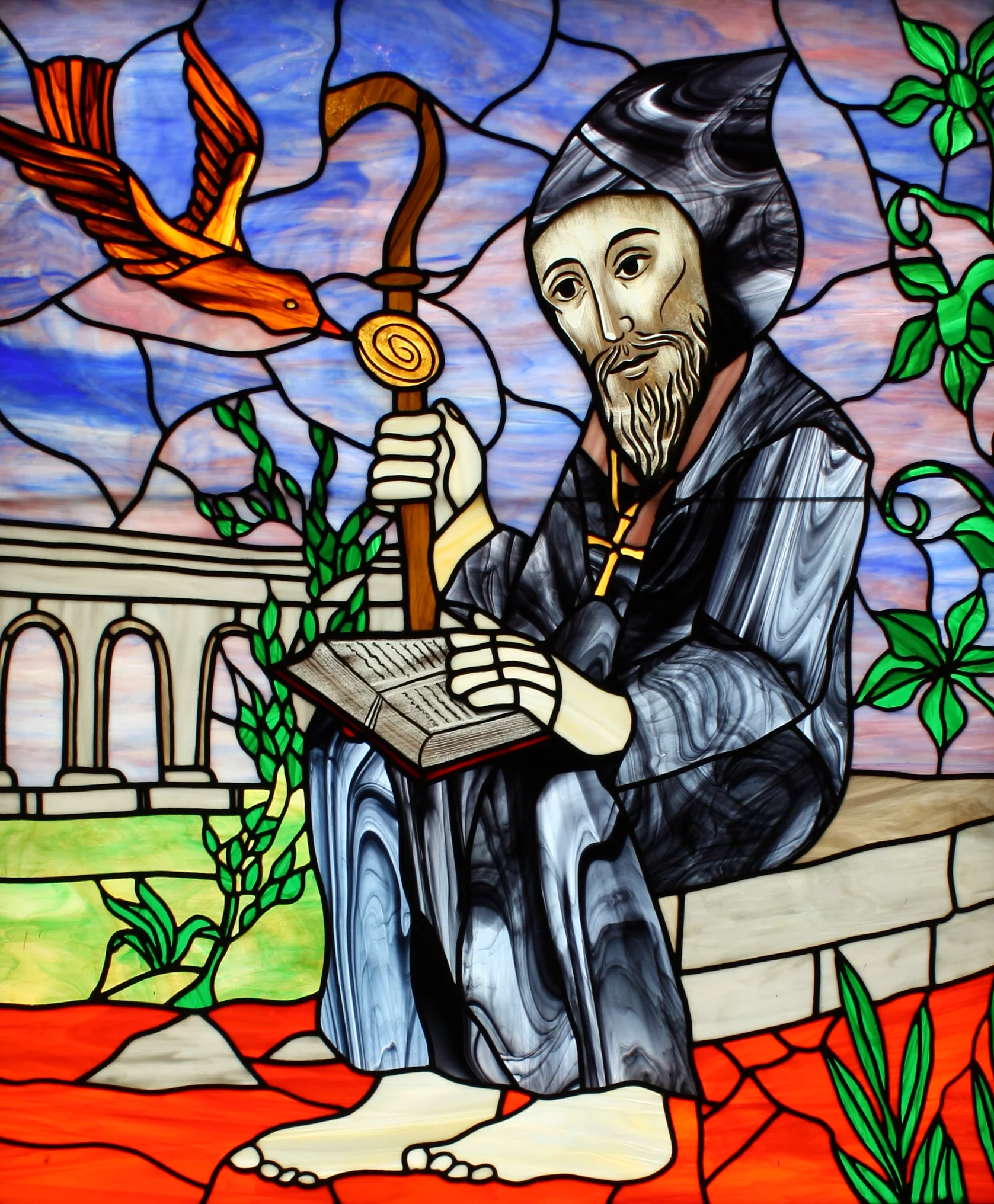 Saint Benedict Window, Saint Benedict Church Rectory