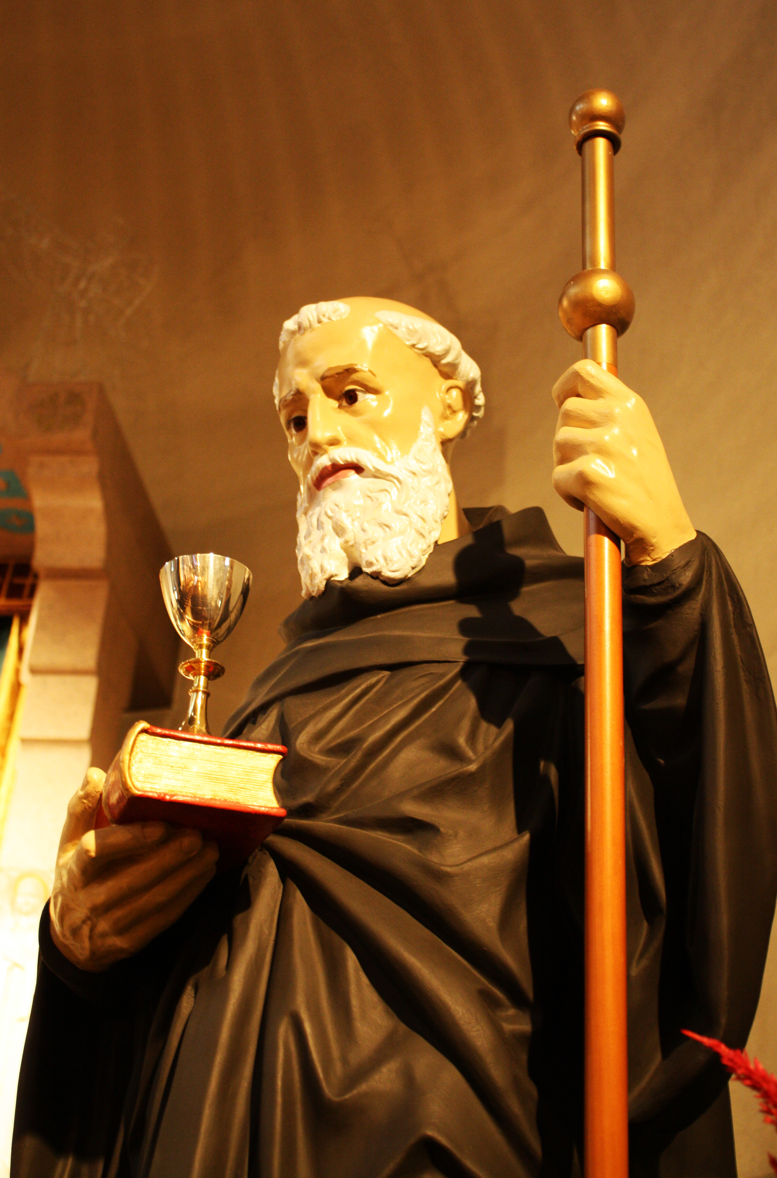 Saint Benedict Statue