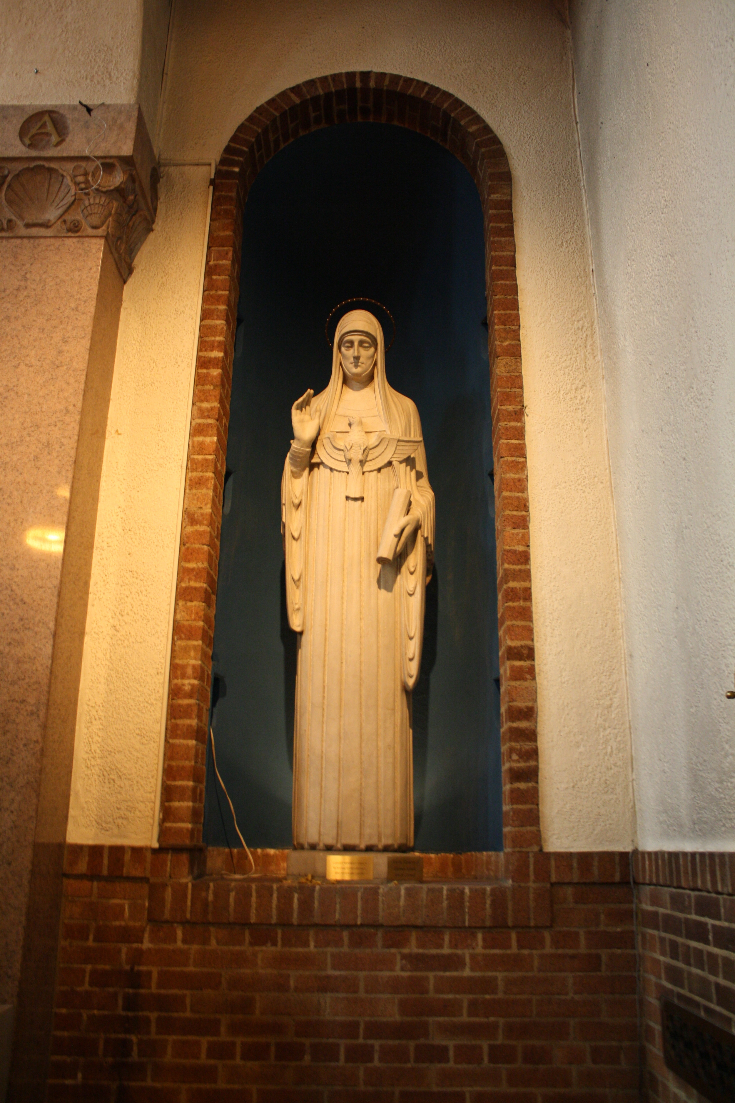 Saint Scholastica Statue