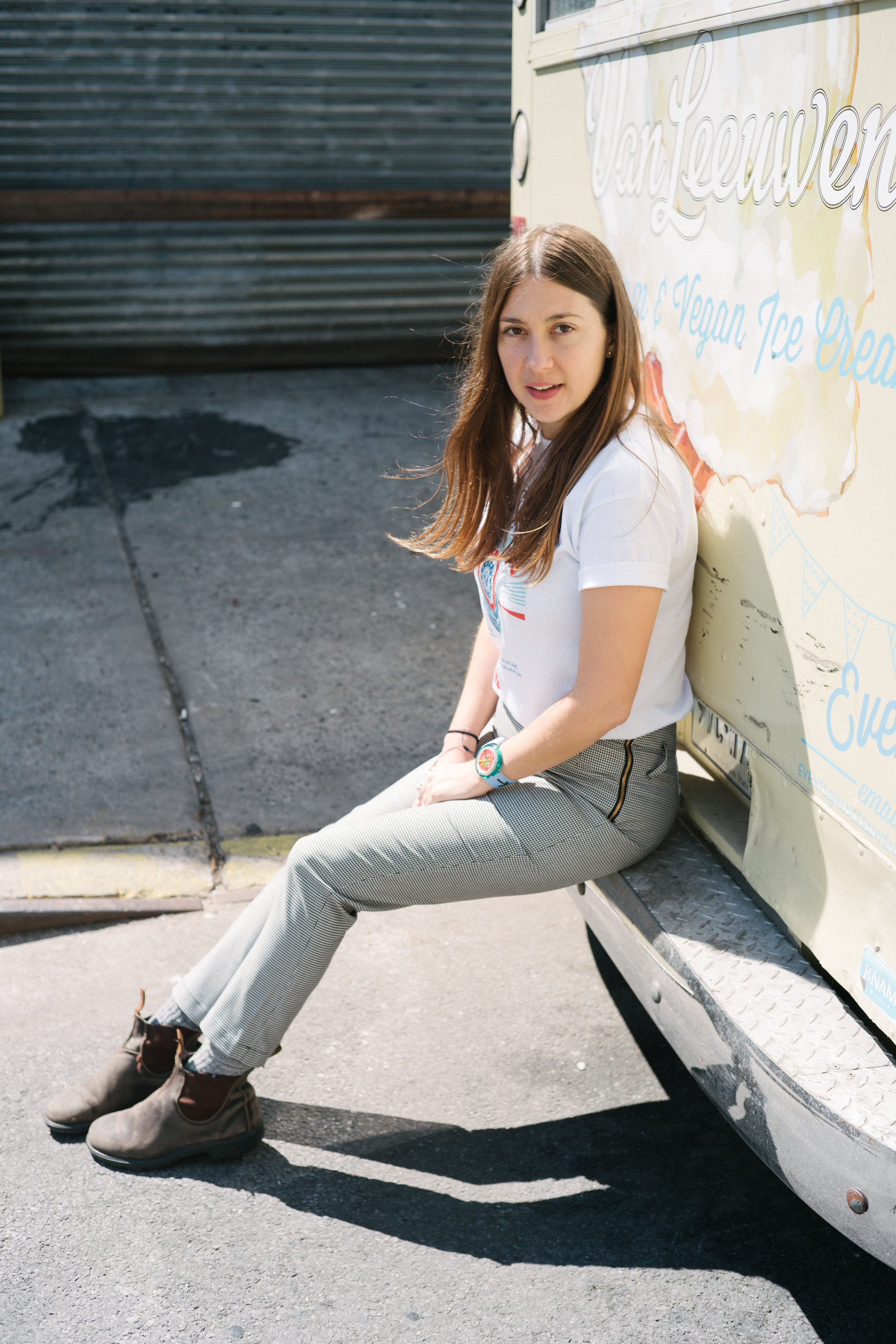 laura o'neill | co-founder, van leeuwen ice cream // laura + greg | on greenpoint, brooklyn. photo credit: carey macarthur.