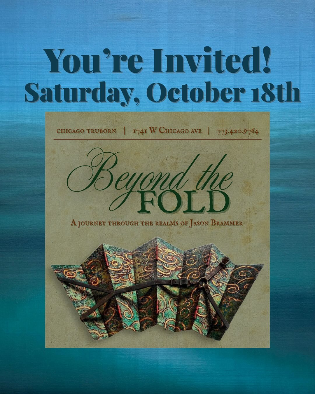 Experience Art in Motion ✨
 Join us this Saturday, October 18th at @chicagotruborn for two special events from my solo exhibition &ldquo;Beyond The Fold&rdquo;, an afternoon of movement, conversation, and community.

🧘&zwj;♀️ 12:30pm &ndash; All Lev