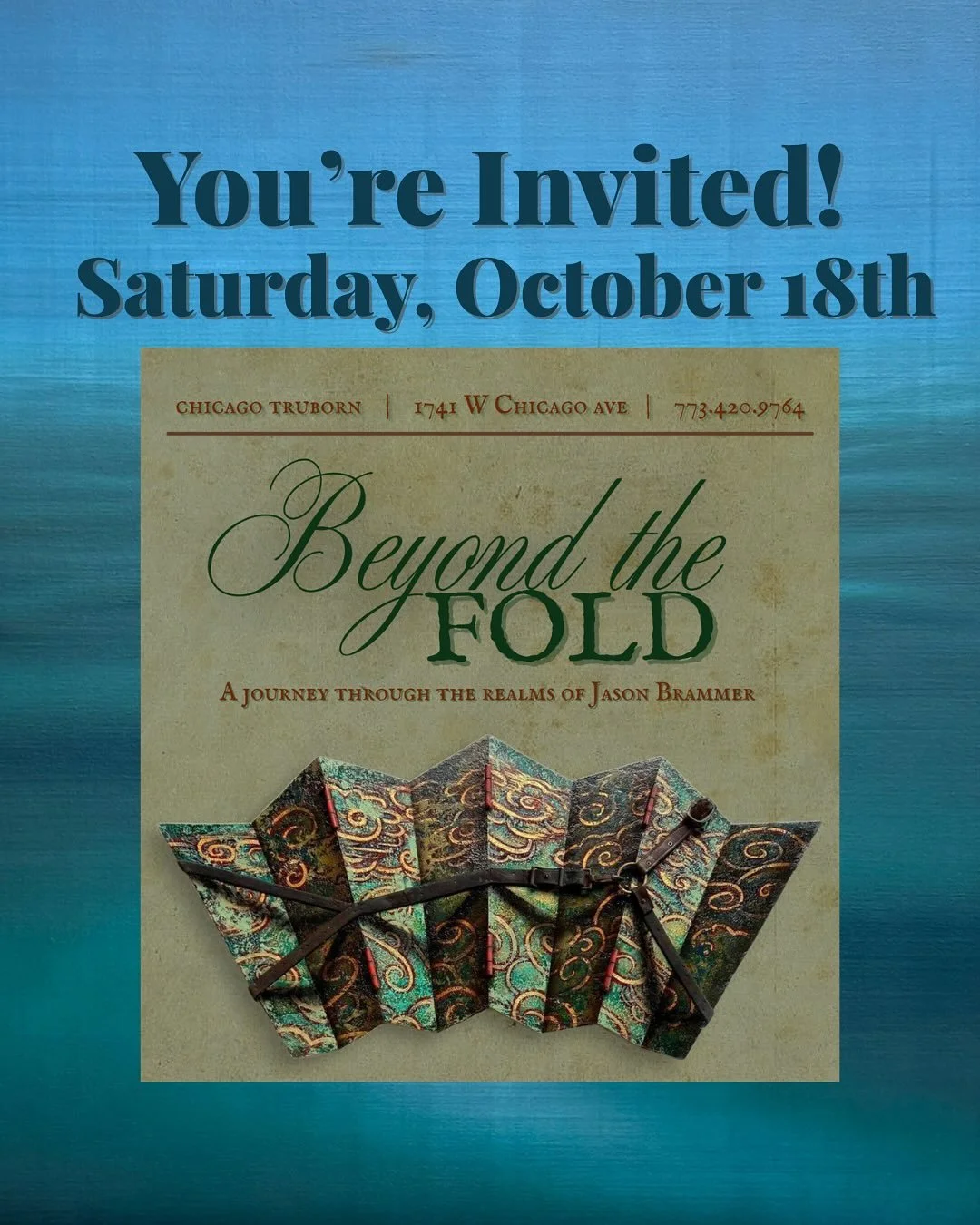 Experience Art in Motion ✨
 Join us this Saturday, October 18th at @chicagotruborn for two special events from my solo exhibition &ldquo;Beyond The Fold&rdquo;, an afternoon of movement, conversation, and community.

🧘&zwj;♀️ 12:30pm &ndash; All Lev