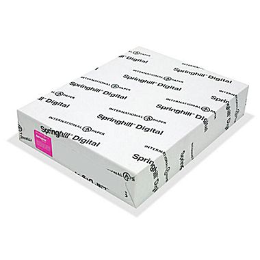 Springhill 8.5 x 11 65 Opaque Colors Cardstock 250 Sheets/Pkg. Ivory, Multipurpose Copy Paper