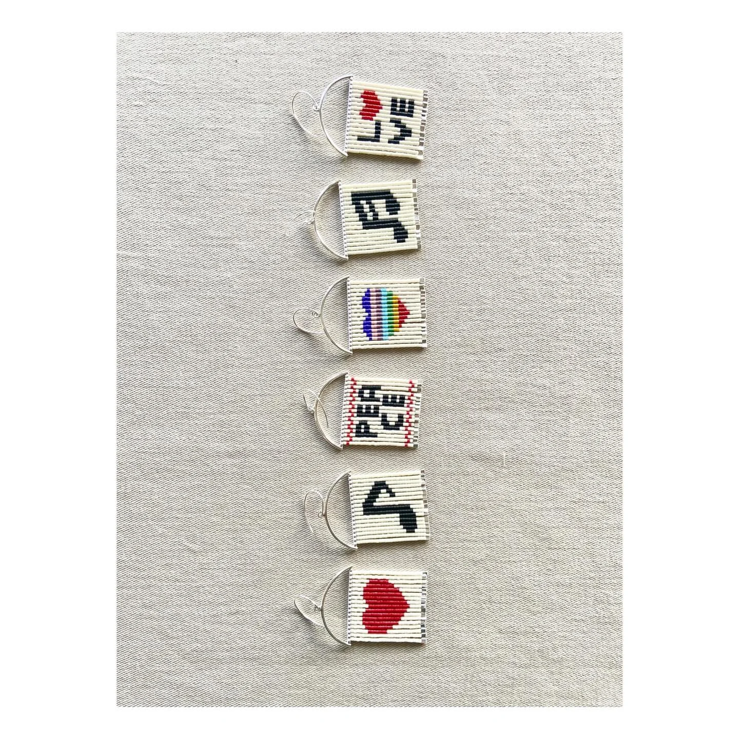 message earrings, coming soon