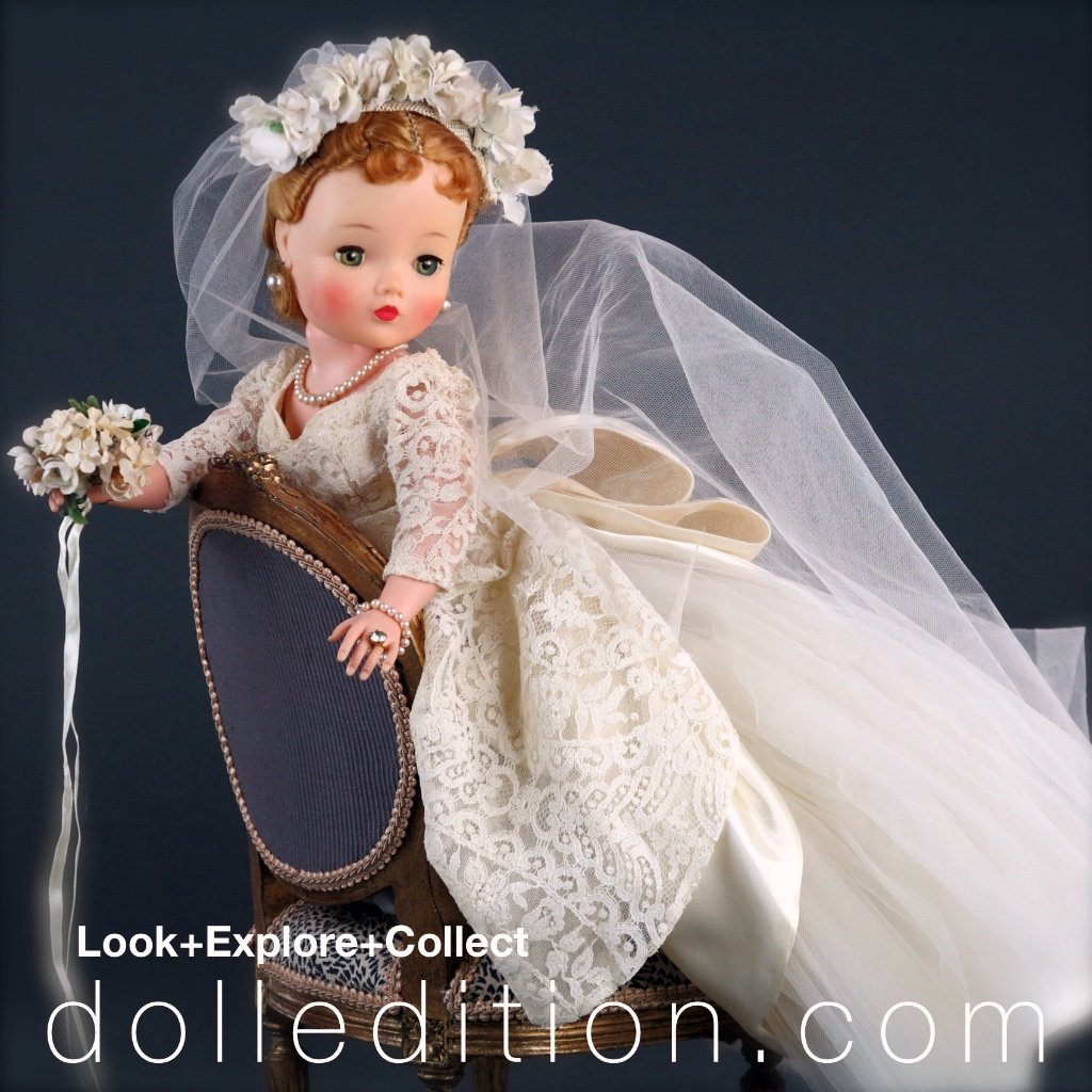 Quality Dolls White Wedding Dress With Veil And Gloves Suitable For dolls Uk 