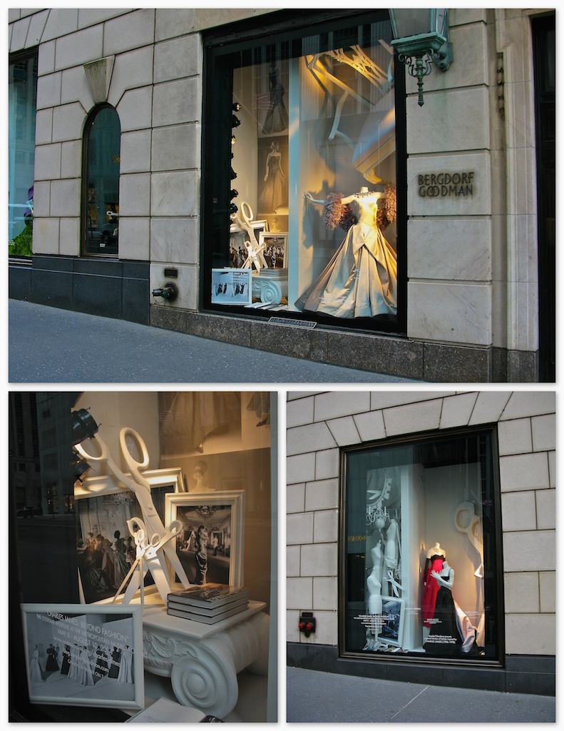 Bergdorf Goodman did a series of windows to celebrate the Metropolitan Museum of Art opening of CHARLES JAMES: Beyond Fashion.