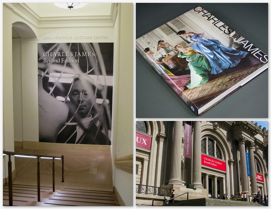 CHARLES JAMES: Beyond Fashion is in two galleries. The new Anna Wintour Costume Center downstairs and one of the first floor special exhibit galleries. There is also a top notch book, CHARLES JAMES , published for the occasion.