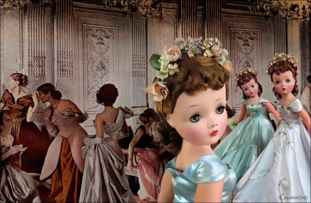My own take on Charles James in 2008 with MADC The Review Magazine - " Engineering a Gossamer Fantasy". Madame Alexander gave Cissy several gowns influenced by Charles James .
