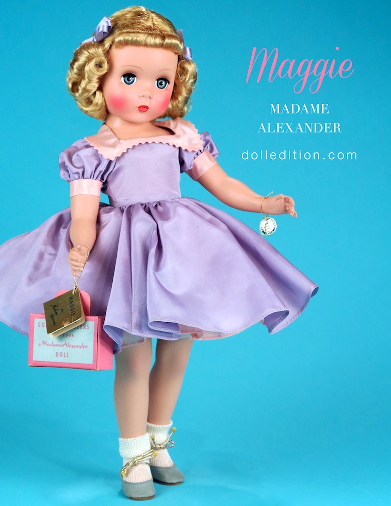 Details about  / Madame Alexander Alice in Wonderland 14” Doll 1950 Maggie Face Sleepy Eyes