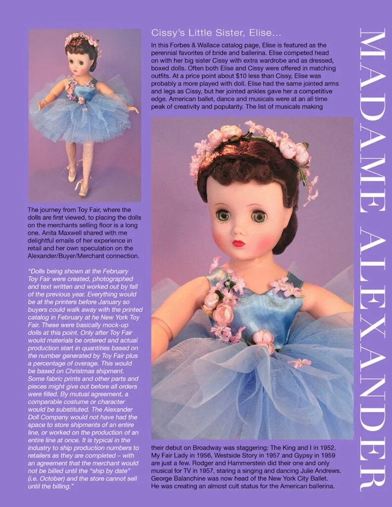 madame alexander vintage doll catalog