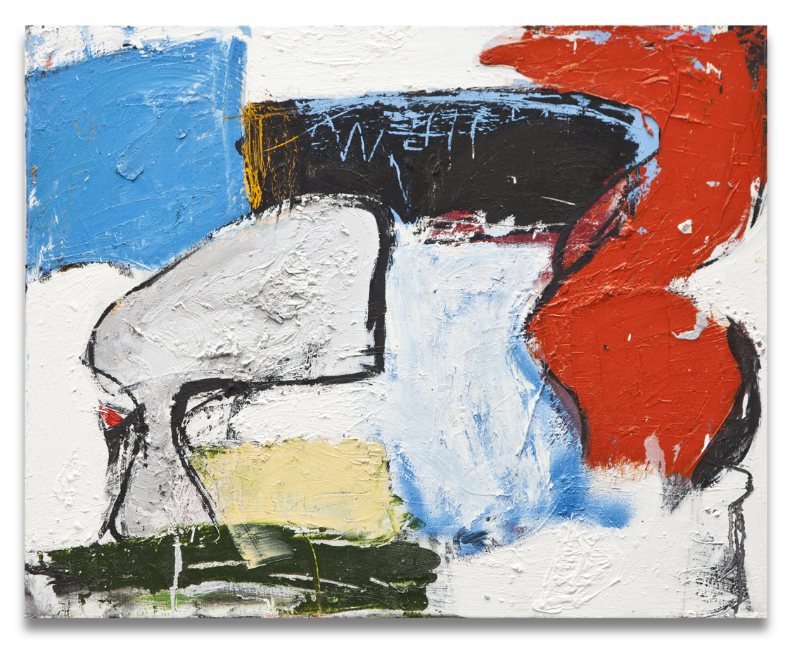 Eddie Martinez, Untitled , 2013, oil and spray paint on canvas, 24 x 30 inches