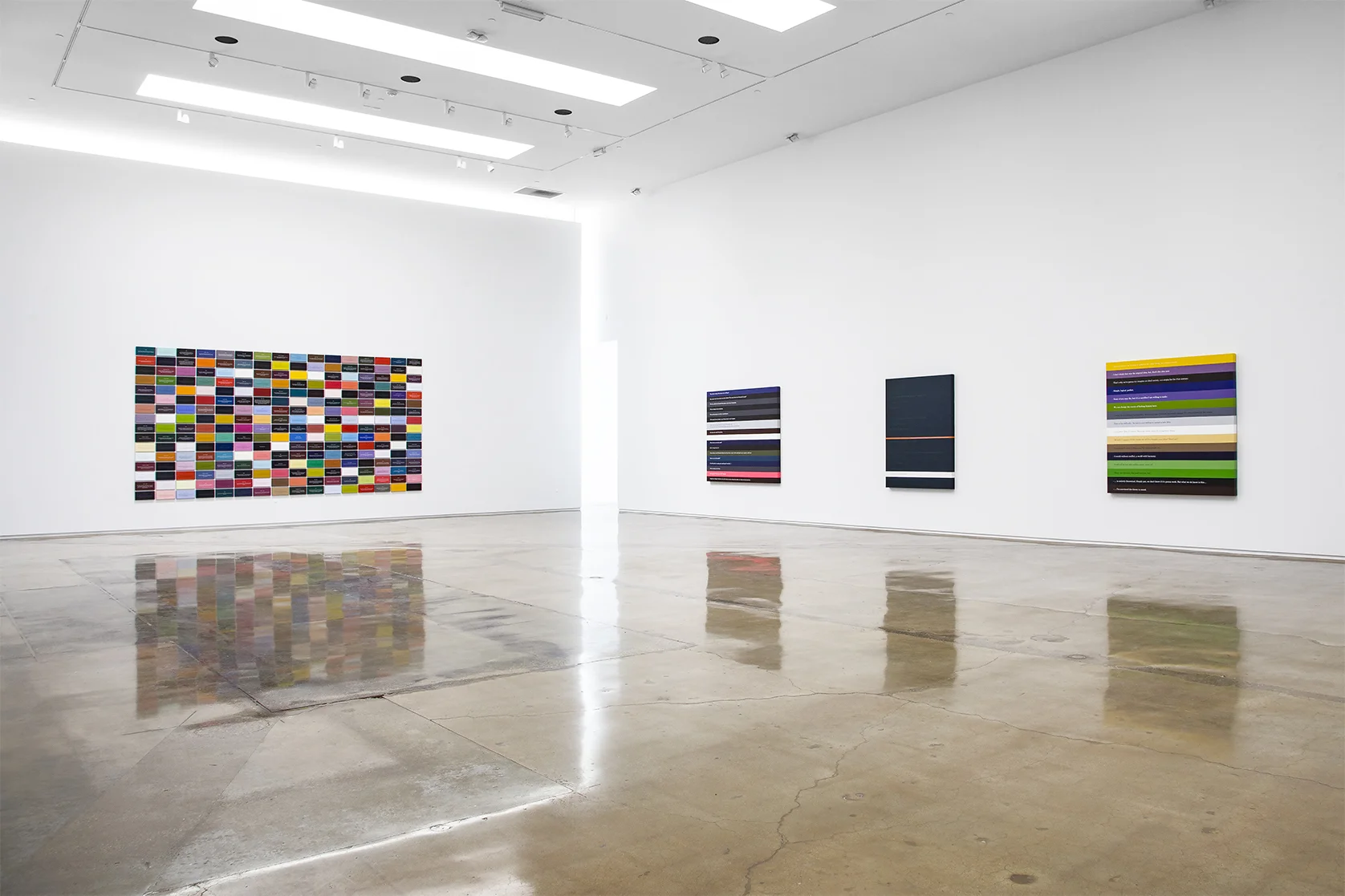 Octavio Abundez, "Facts, contradictions, puzzles, an explanation and a few lies.," Installation view