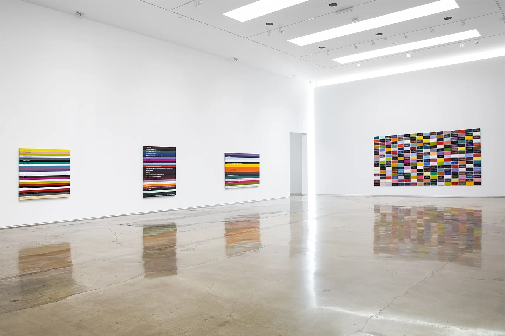 Octavio Abundez, "Facts, contradictions, puzzles, an explanation and a few lies.," Installation view