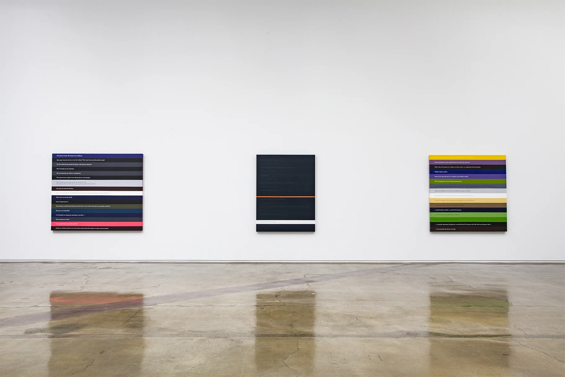 Octavio Abundez, "Facts, contradictions, puzzles, an explanation and a few lies.," Installation view