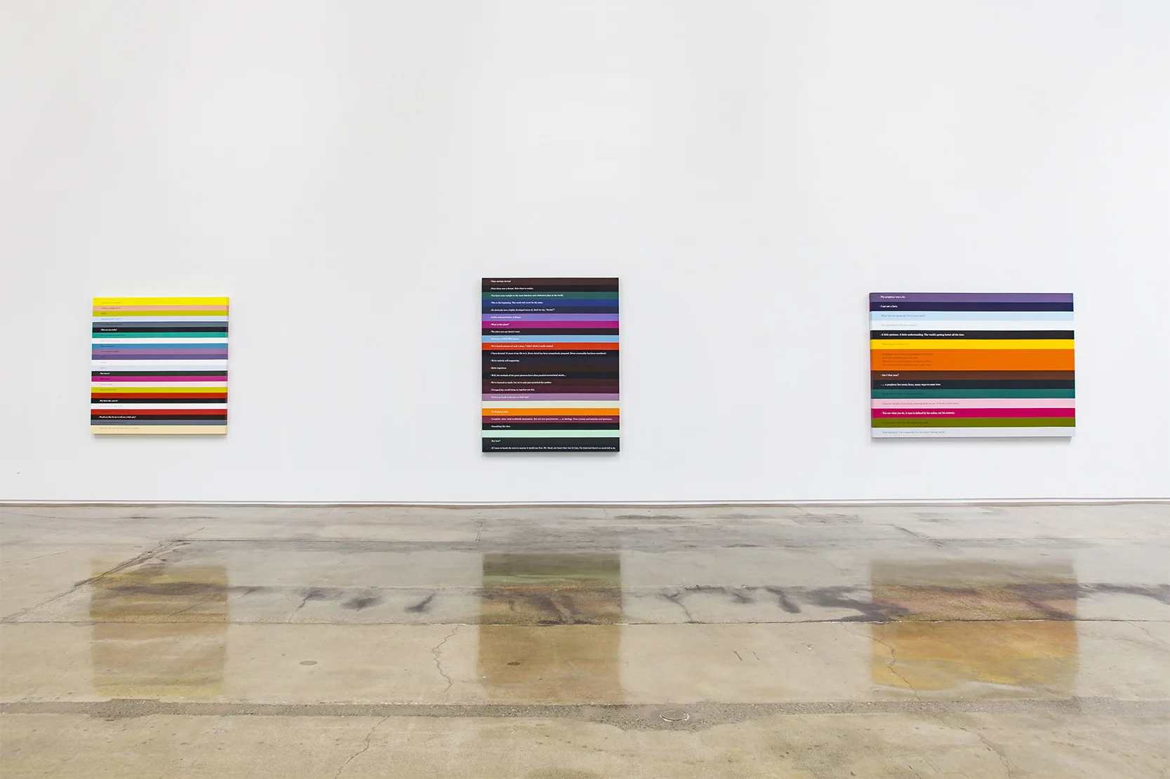 Octavio Abundez, "Facts, contradictions, puzzles, an explanation and a few lies.," Installation view