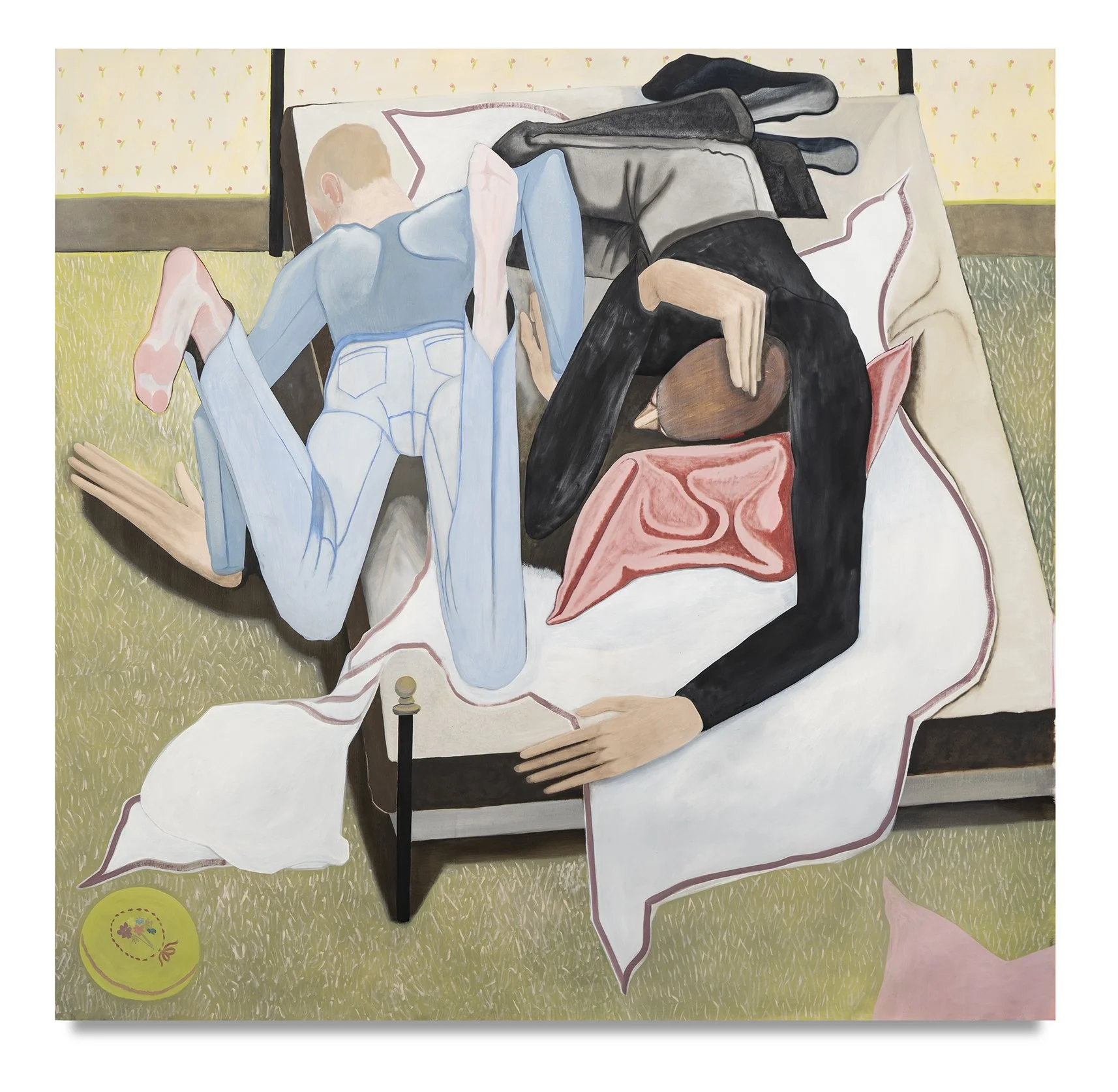 William Brickel, Top and Tale, 2025, oil on linen, 81 x 84 1/8 inches
