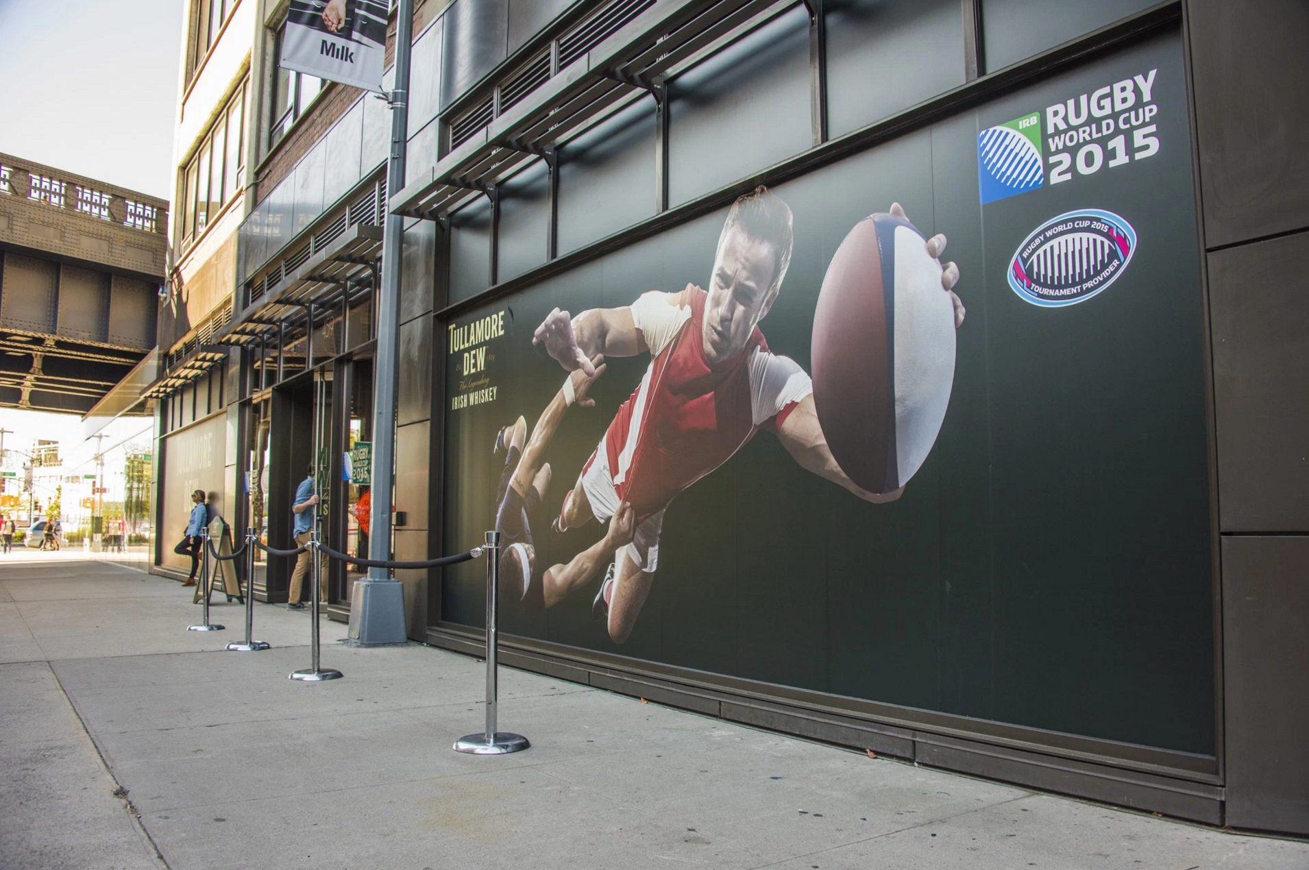HERE’S A POP-UP RUGBY WORLD CUP FAN ZONE WITH FREE WHISKEY