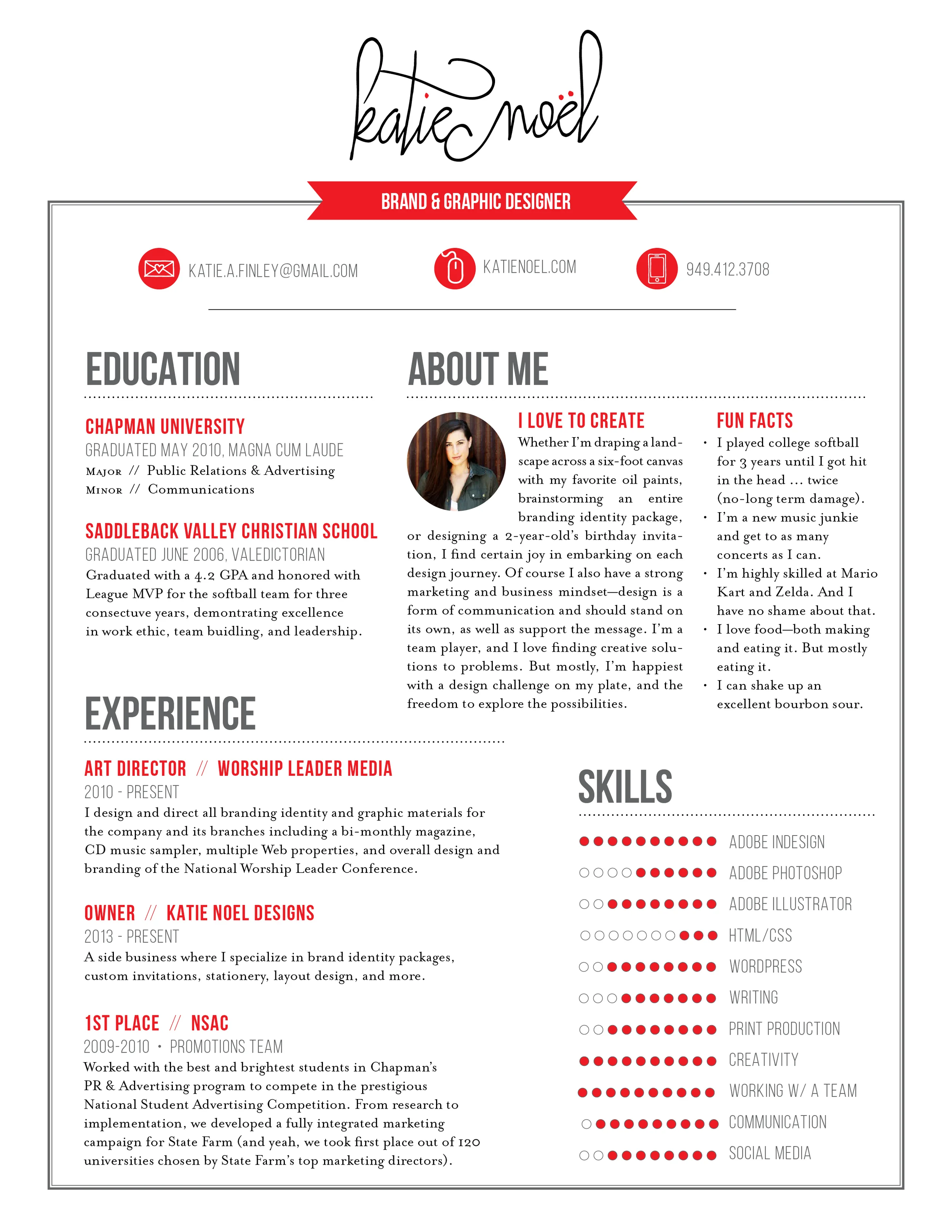 Katie Noel Resume