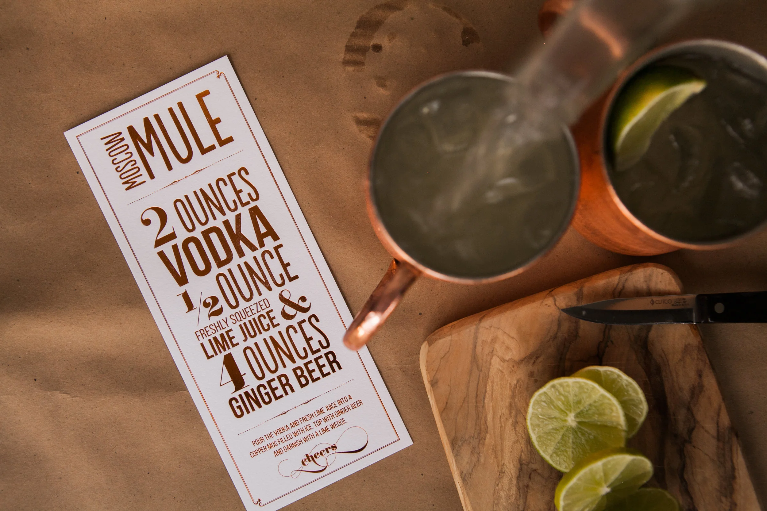 Copper Foiled Moscow Mule Prints 4