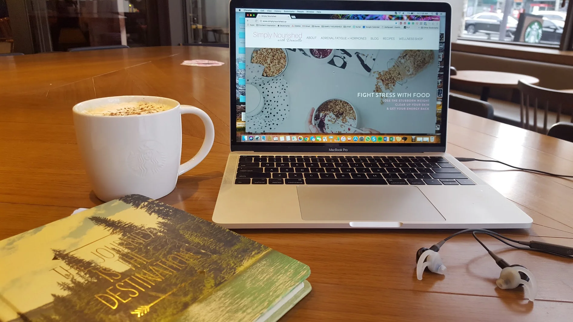 There were lots of really early morning coaching calls taken from different cafes to accommodate different clients in different time zones! <3