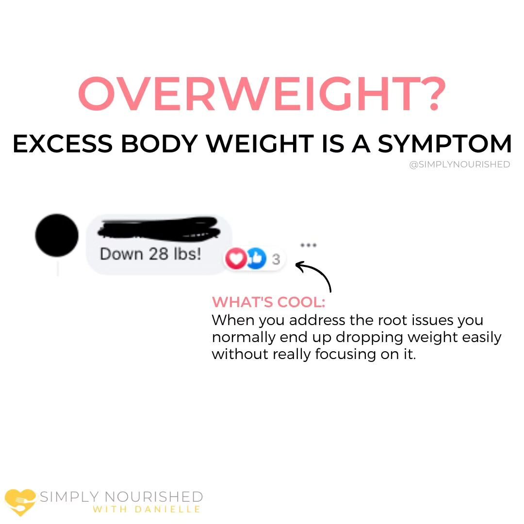 As a lover of all bodies in ALL shapes and sizes, my biggest dream for you is that you feel connected, aligned, and vibrant in your own skin. ✨️

One of the most common symptoms that comes up over and over again in my line of work is weight &gt;&gt; 