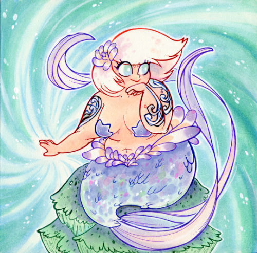  For Fat Mermaid charity project by Paige Hall.    
