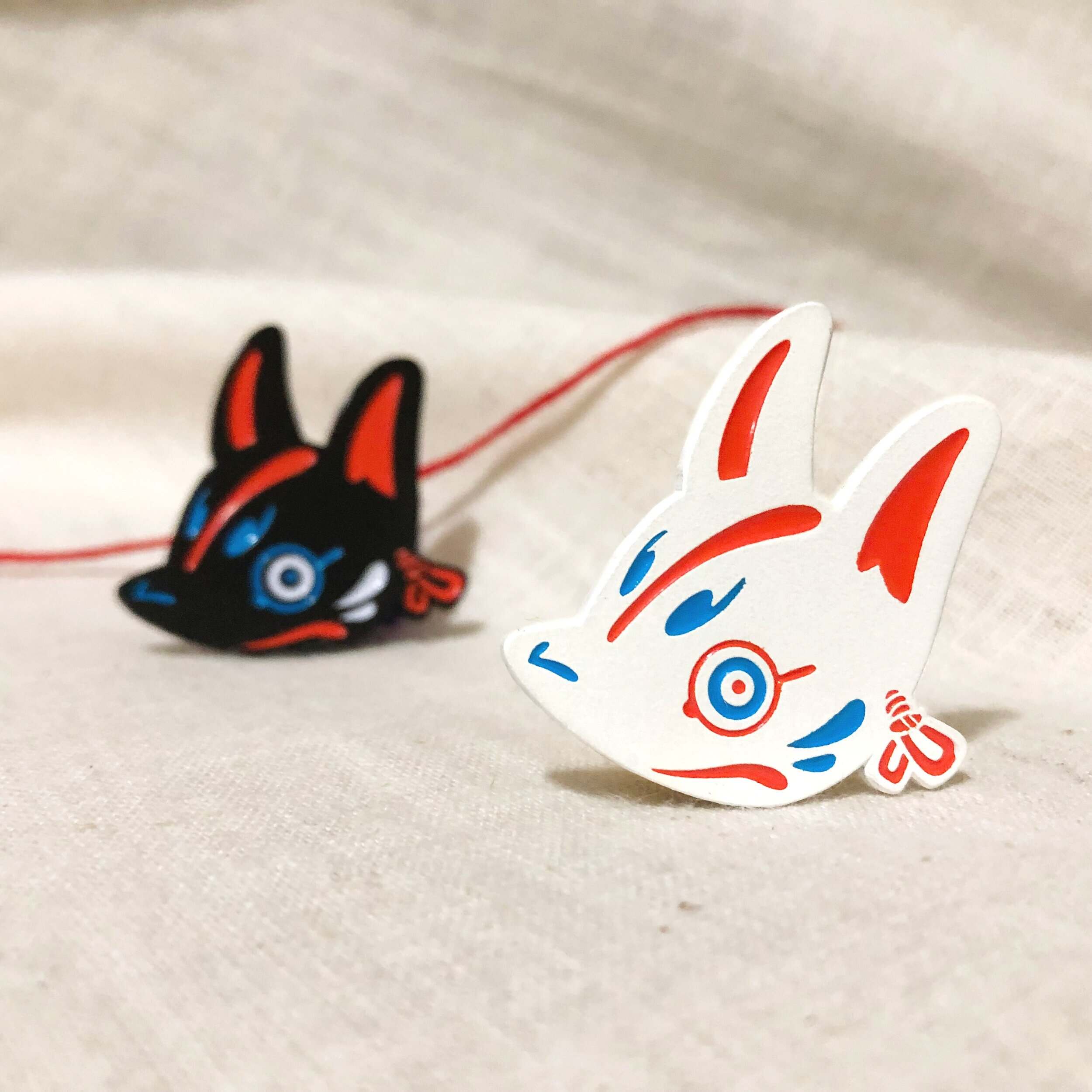 Kitsune Mask - White