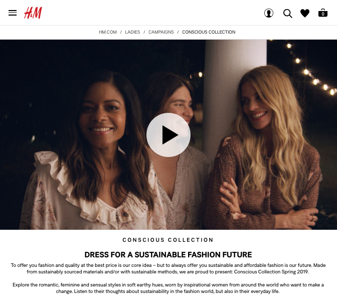 conscious collection 2019