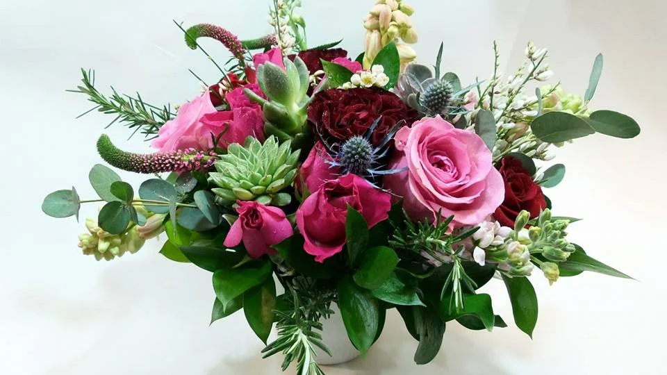 The Valentine with Succulents