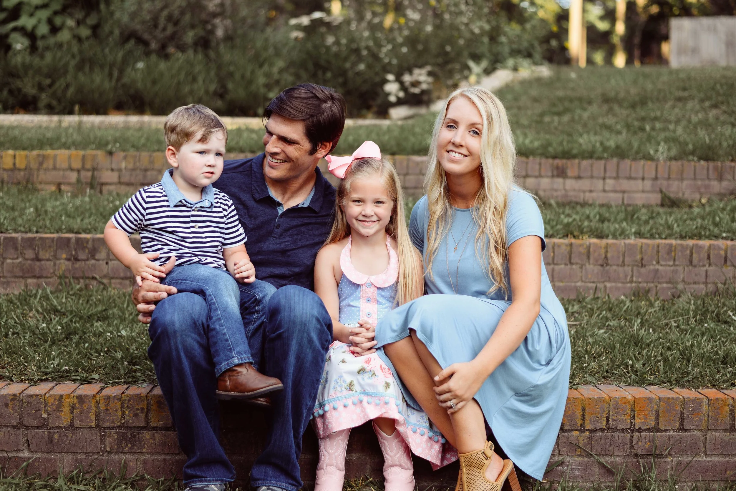 family of four portrait